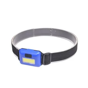 Snížená cena - Solight LED čelová svítilna, 3W COB, modrá